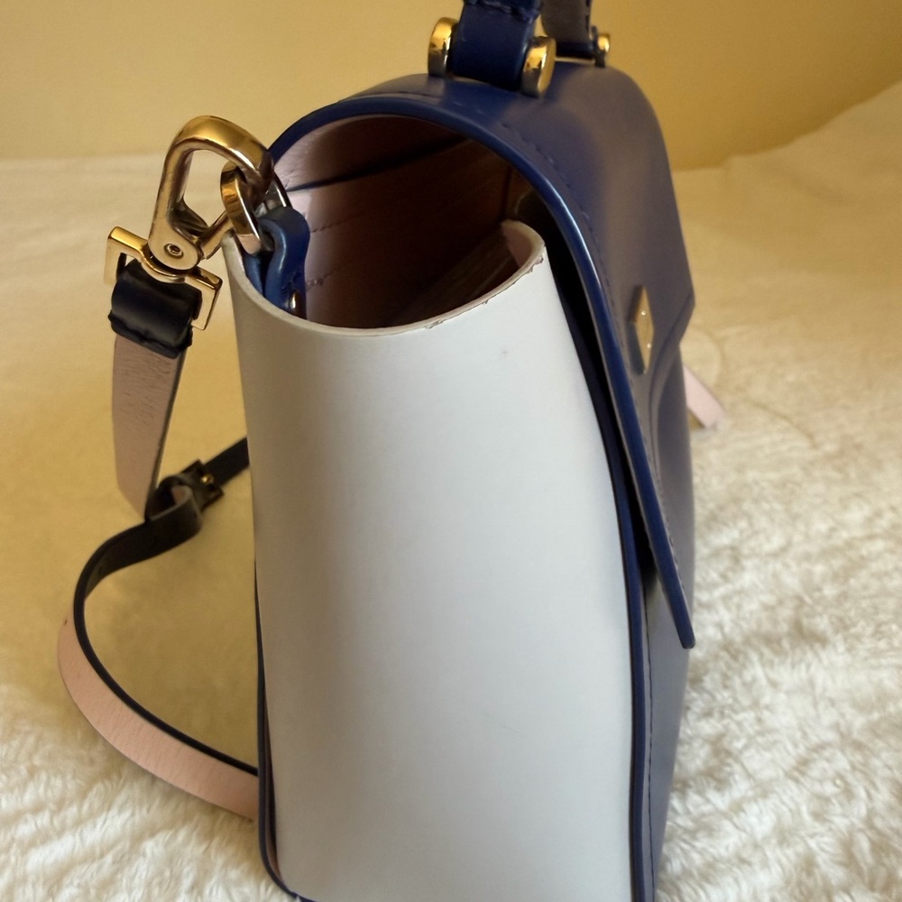 Kate Spade two tone crossbody /Satchel bag - Picture 3 of 10